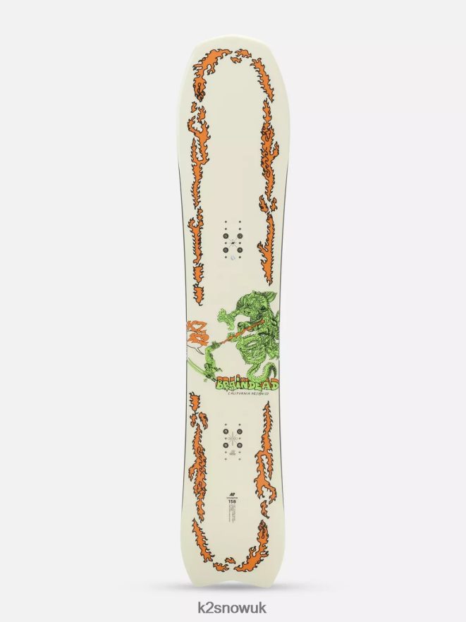 Snowboard | K2 Unisex X BRAIN DEAD EXCAVATOR SNOWBOARD 2023 22VBTN334 - Image 1